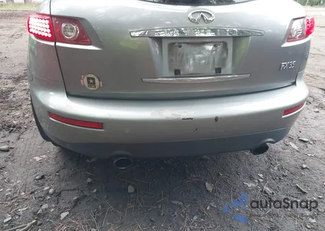 2005 Infiniti Fx35 from USA, damaged, VIN JNRAS08UX5X105553